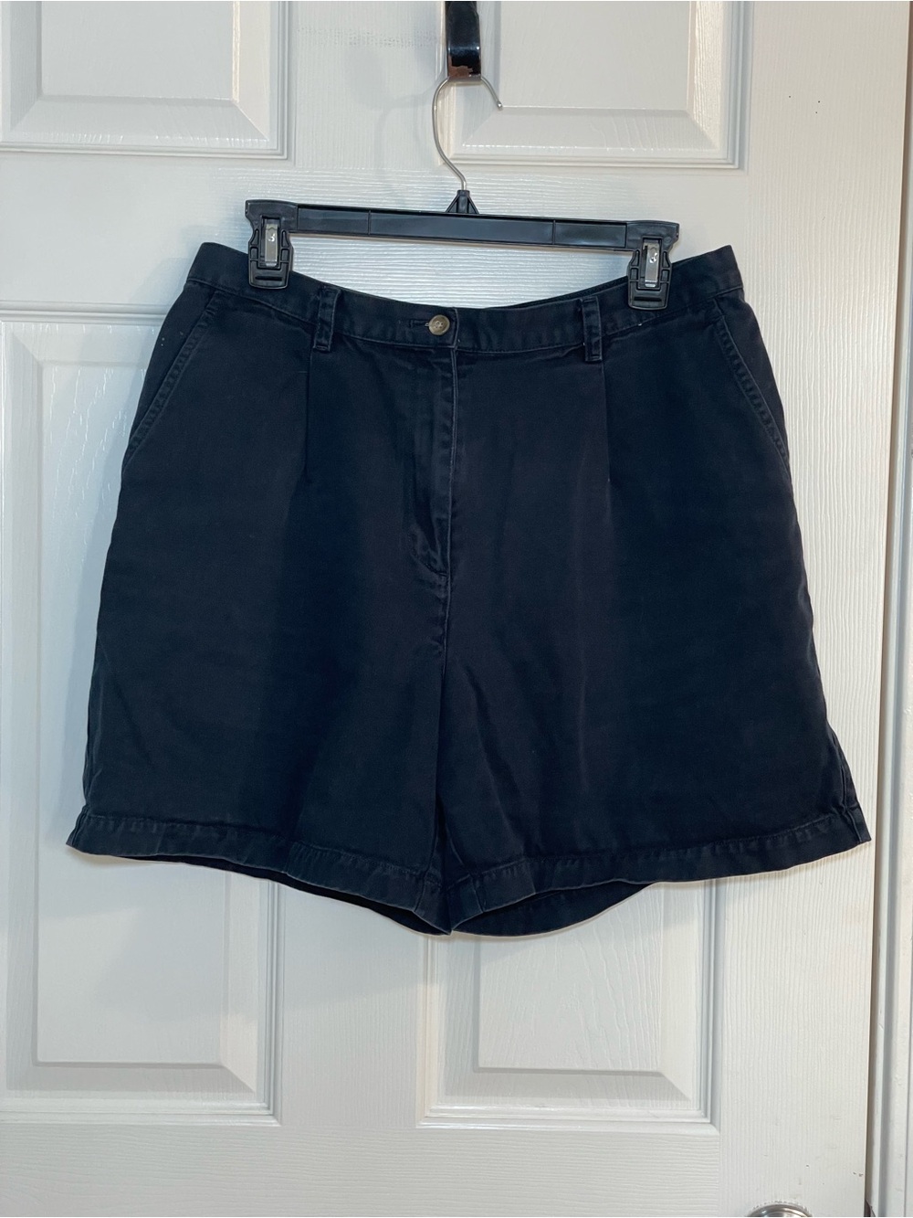 Lauren Ralph Lauren Navy Blue Cotton Chino Shorts Women’s Size 10 - 100% Cotton